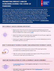 Cover Image of Breast Cancer Tip Sheet