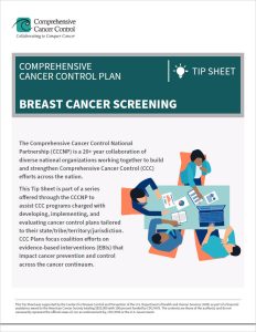 CCC Tip Sheet - Breast Cancer Control