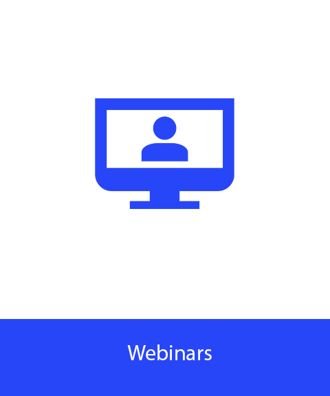 Webinars<br><br>Quickly review the speaker notes and slide presentations from past webinars. 